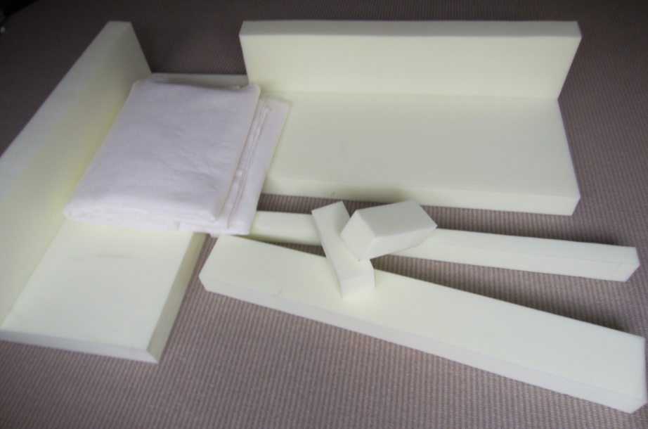 Typical foam for cushions