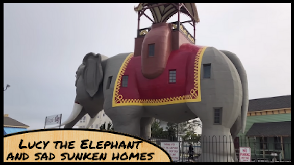 Featured Blog Post Image - Lucy the Elephant, Margate New Jersey, SVDreamChaser, sunken homes, Sea Village Egg Harbor Marina
