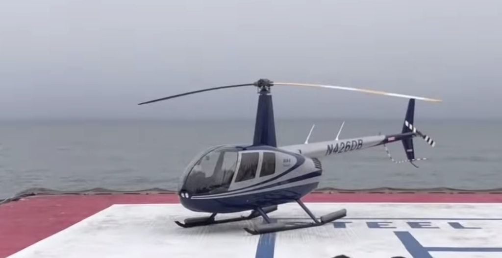Helicopter on Steel Pier, Atlantic City, Jersey Shore, history of Steel Pier