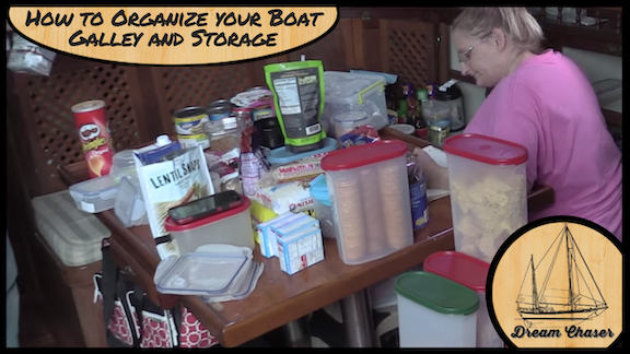 How to Organize your Boat, Galley and Storage, Keeping a small space organized, how to setup a tiny house kitchen